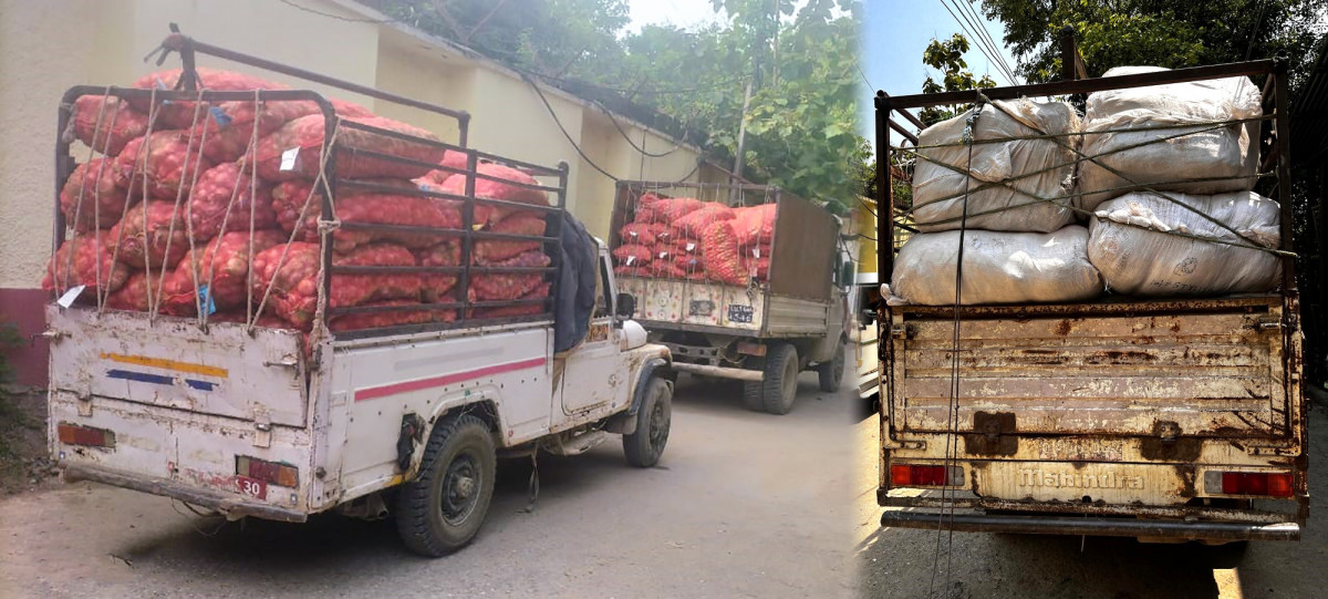 सशस्त्र, नेपाल प्रहरीको सुरक्षा युनिटहुदै भित्रिएको सामान भन्सारले समात्यो