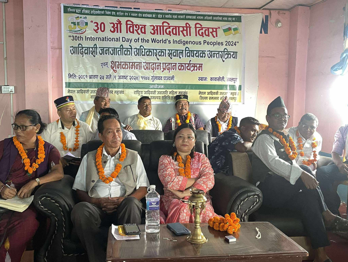 आदिवासी जनजातिका अधिकार सवालमा जनजातिहरू एक हुनु पर्नेमा जाेड