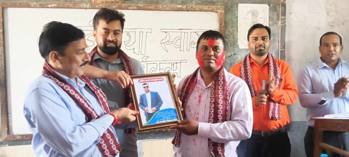 पवन मावि बिद्यालयकाे व्यवस्थापन समितिका अध्यक्षमा हरिजन चयन