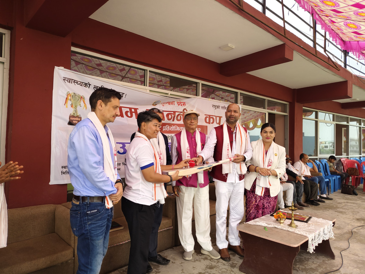 प्रथम माननीय कप क्रिकेट सुरु, ३ टीम बाहिरीयो