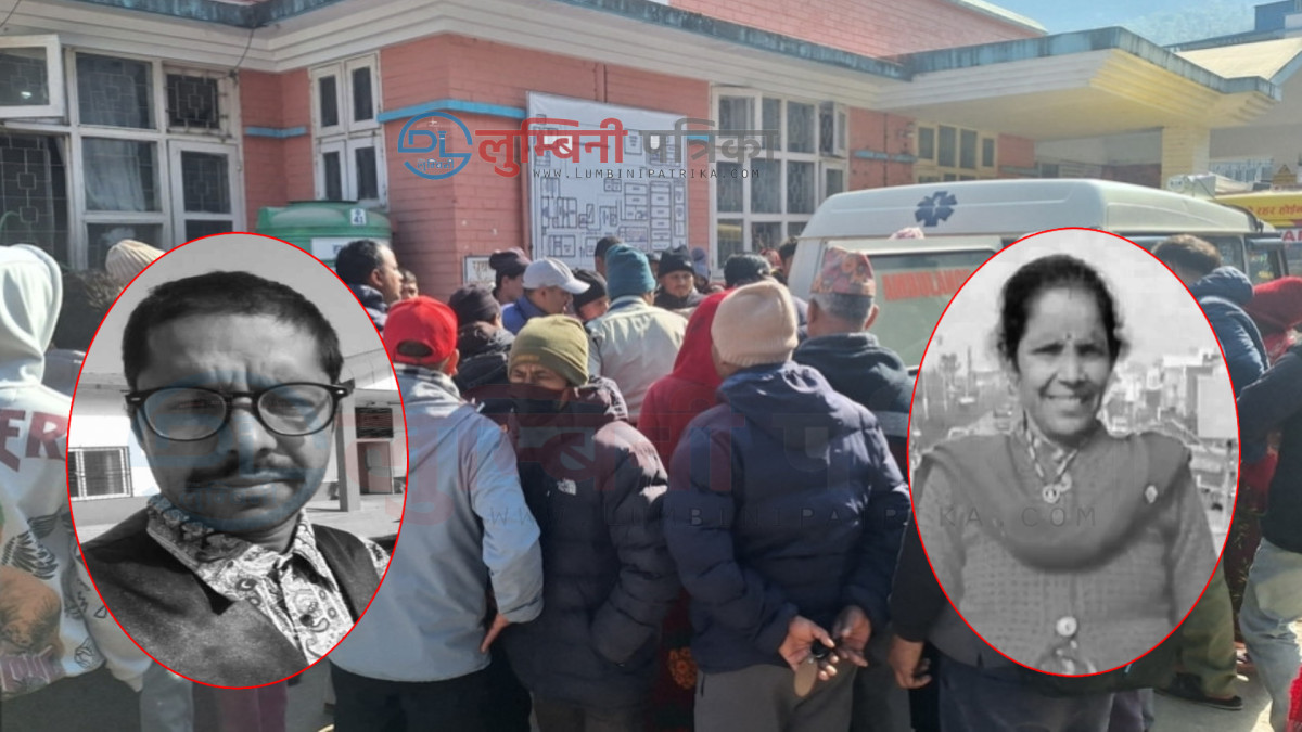 गुल्मीमा सवारी दुर्घटना : काकी–भतिजाको मृत्यु, दुई घाइते