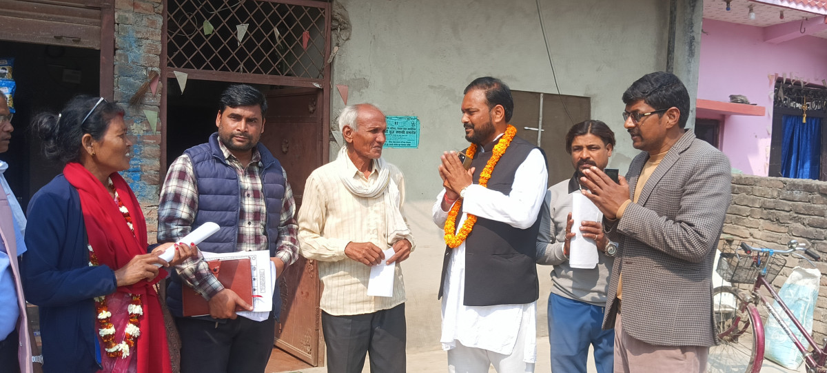 बेरोजगार युवाहरूलाई रोजगारीको सृजना गर्ने उम्मेदवार यादवको भनाइ